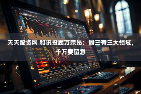 天天配资网 和讯投顾万宗昂：周三有三大领域，千万要留意