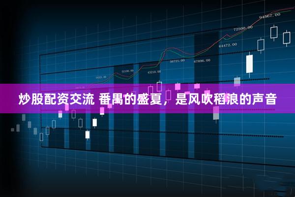 炒股配资交流 番禺的盛夏，是风吹稻浪的声音